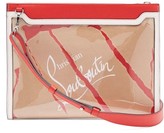 Thumbnail for your product : Christian Louboutin Loubi Kraft Skypouch Pouch - Beige Multi