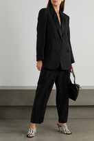 Thumbnail for your product : Racil Bianca Satin-trimmed Wool Blazer