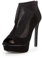 Thumbnail for your product : Jessica Simpson Caizzo Peeptoe Platform Ankle Boots