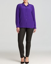 Thumbnail for your product : Eileen Fisher Plus Silk Blouse