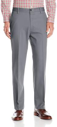 Dockers Classic Fit Signature Khaki Stretch Pant, Burma Grey, 42 x 32