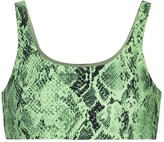 Thumbnail for your product : Alo Yoga Vapor snake-print sports bra