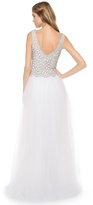 Thumbnail for your product : Collette Dinnigan Beaded Tulle Gown