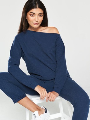 Very Slouch Co Ord Top - Navy