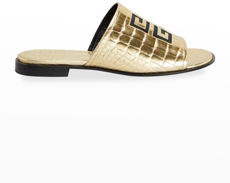 givenchy 4g flat slide mules