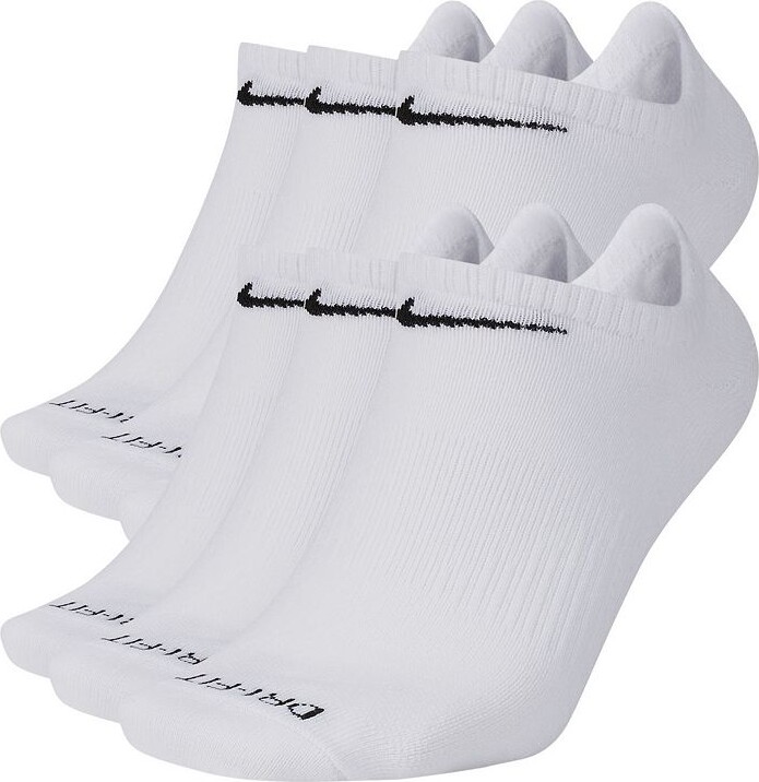 Nike Women's 6-Pack Everyday Plus Lightweight Training No-Show Socks