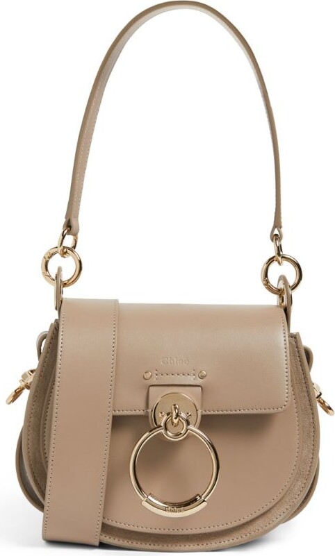 chloe tess bolsa nut color