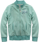 Thumbnail for your product : GUESS Full zip shimmering sweatshirt