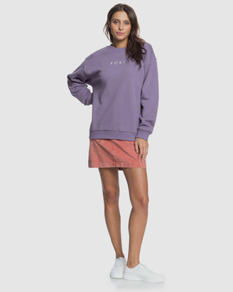 Roxy Womens High On The Line Oversized Crew Jumper