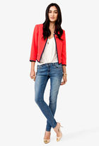 Thumbnail for your product : LOVE21 Crepe Chiffon Blazer