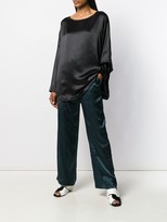 Thumbnail for your product : Katharine Hamnett Flared Satin Trousers