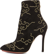 Thumbnail for your product : Charlotte Olympia Betsy Suede Booties