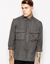 Thumbnail for your product : A Question Of Religion Flannel Shirt with Oversize Pockets