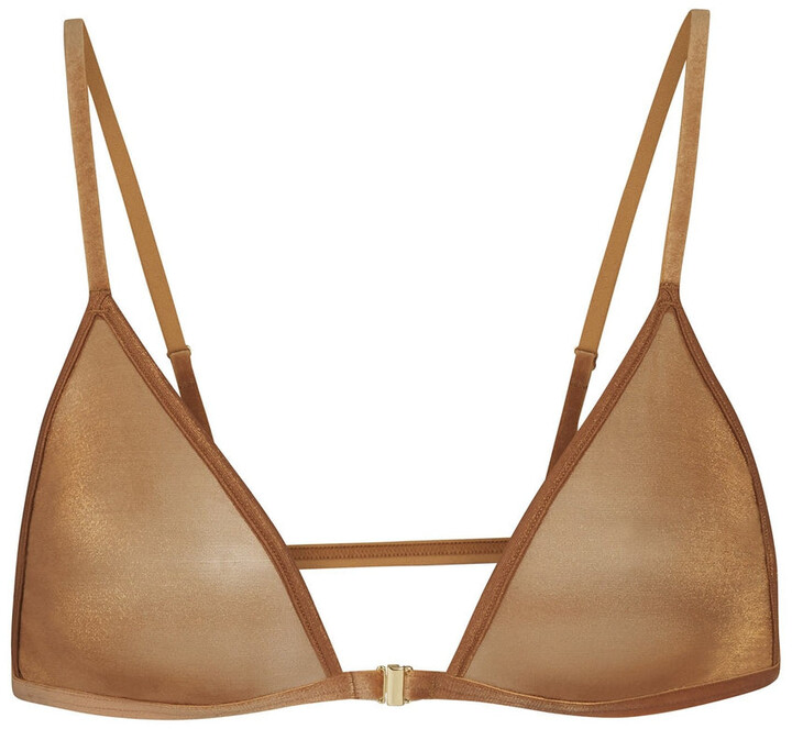 Womens Skims nude Fits Everybody Lace-Trim Triangle Bralette