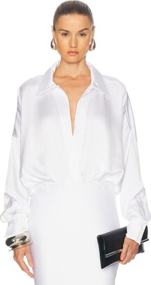 Norma Kamali Women's White Tops | ShopStyle Norma Kamali Women's White Tops | ShopStyle