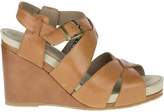 Hush Puppies Fintan Leather Wedge Sandals