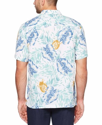 Cubavera Vintage Tropical Print Shirt