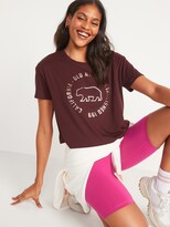 Thumbnail for your product : Old Navy Logo-Graphic Crop T-Shirt for Women