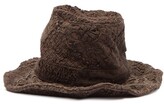 Thumbnail for your product : By Walid Firas French-crochet Cotton Hat - Brown