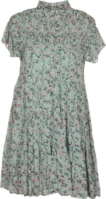 Isabel Marant Étoile Allover Floral Printed Short Sleeved Dress