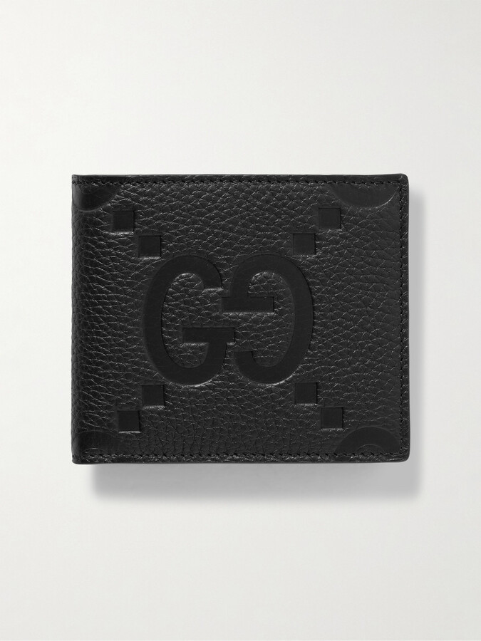 Monogrammed Full-Grain Leather Wallet