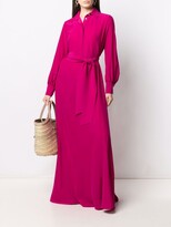 Thumbnail for your product : Kiton Belted Silk Shirt Dress