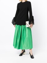Thumbnail for your product : Mame Kurogouchi Flared-Cuff Blouse