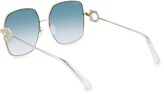 Thumbnail for your product : Ferragamo Gancini 59MM Square Sunglasses
