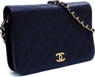 Chanel Pre Owned 1996-1997 Diamond-Quilted Shoulder Bag - ShopStyle