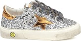 Thumbnail for your product : Golden Goose Kids May glitter sneakers