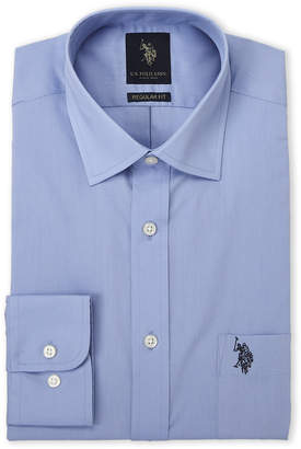 U.S. Polo Assn. Ice Blue Regular Fit Dress Shirt