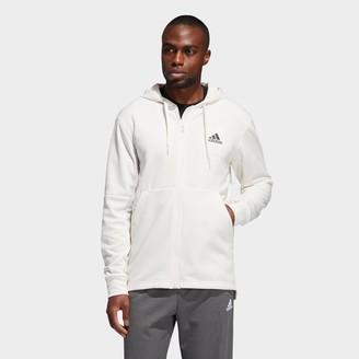 mens black and white adidas hoodie