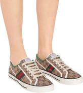 Thumbnail for your product : Gucci Tennis 1977 canvas sneakers