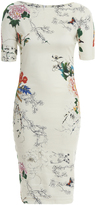 Thumbnail for your product : AX Paris Japanese Print 3/4 Sleeve Dress