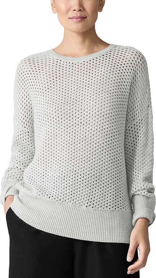 Eileen Fisher Crewneck Wool Sweater