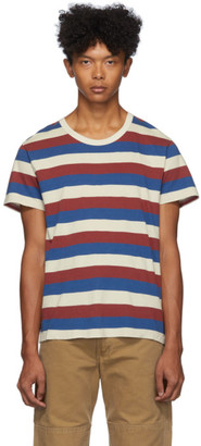 Visvim Multicolor Striped A-Line T-Shirt