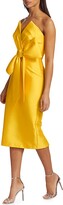 Thumbnail for your product : Badgley Mischka Scupture Bow-Front Strapless Dress