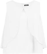 Thumbnail for your product : boohoo Alexandra Double Layer Sleeveless Blouse
