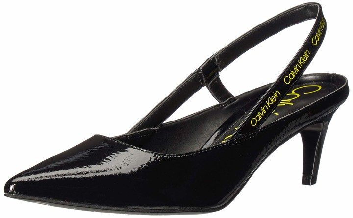 calvin klein low heel pumps
