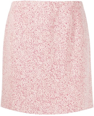 Namacheko Micro-Pattern Mini Skirt