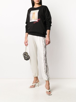Pinko Lace Panel Track Trousers