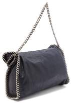 Thumbnail for your product : Stella McCartney Falabella Faux Suede Shoulder Bag - Womens - Navy