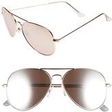 Thumbnail for your product : BP Mirrored Aviator 57mm Sunglasses