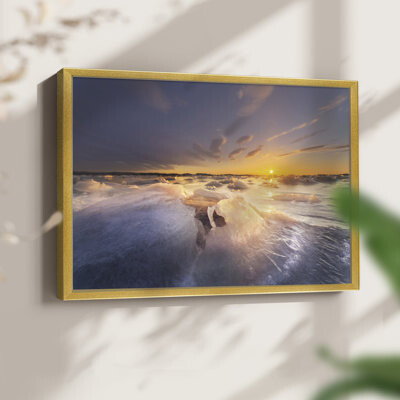 Highland Dunes Breakthrough -Framed Print - Restickable