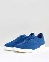 Thumbnail for your product : ASOS Trainers In Blue Faux Suede With Split Sole