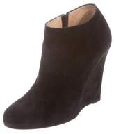 Thumbnail for your product : Christian Louboutin Belle Zeppa Suede Ankle Boots