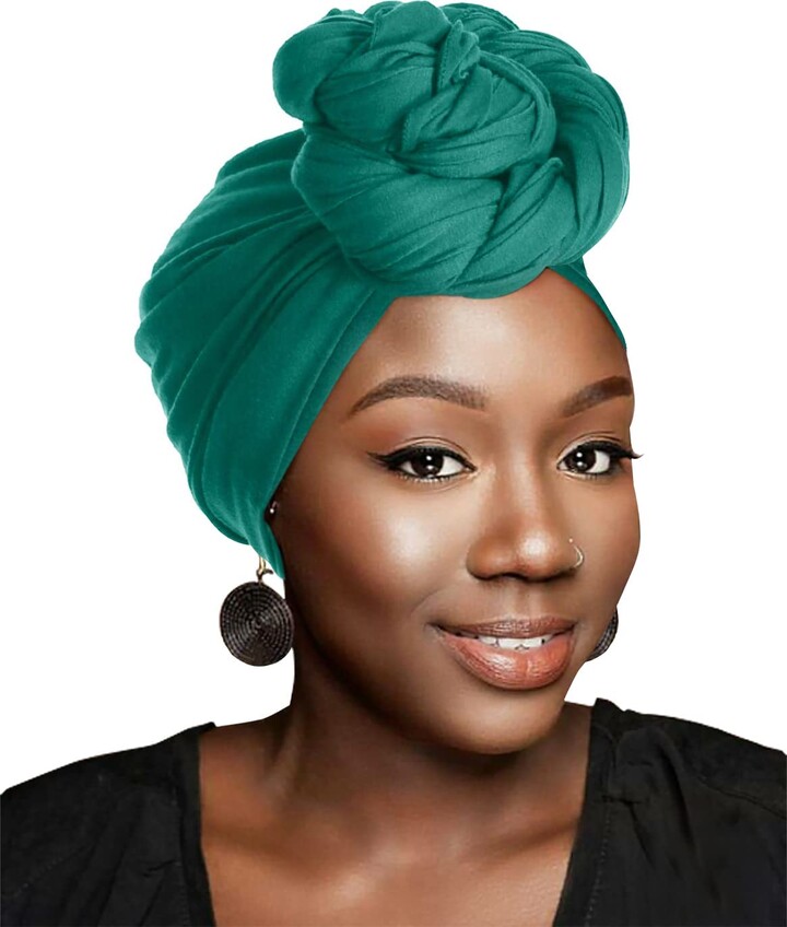 HOMELEX Head Wraps Turbans Stretch Jersey Knit Headwraps Wrap Turban