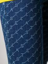 Thumbnail for your product : Stella McCartney High-Rise Skinny monogram denim jeans