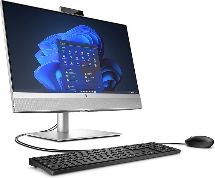 HP EliteOne 840 G9 All-in-One Desktop Computer, Intel Core i7-14700, 32GB RAM, 512GB SSD, Mouse and Keyboard Inc. (A12H6UT#ABA)
