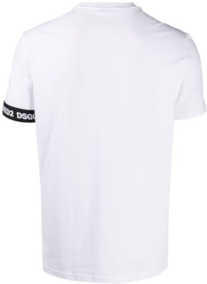DSQUARED2 logo tape detail T-shirt